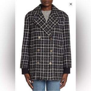 Dolce Cabo | Double Breasted Tweed Coat